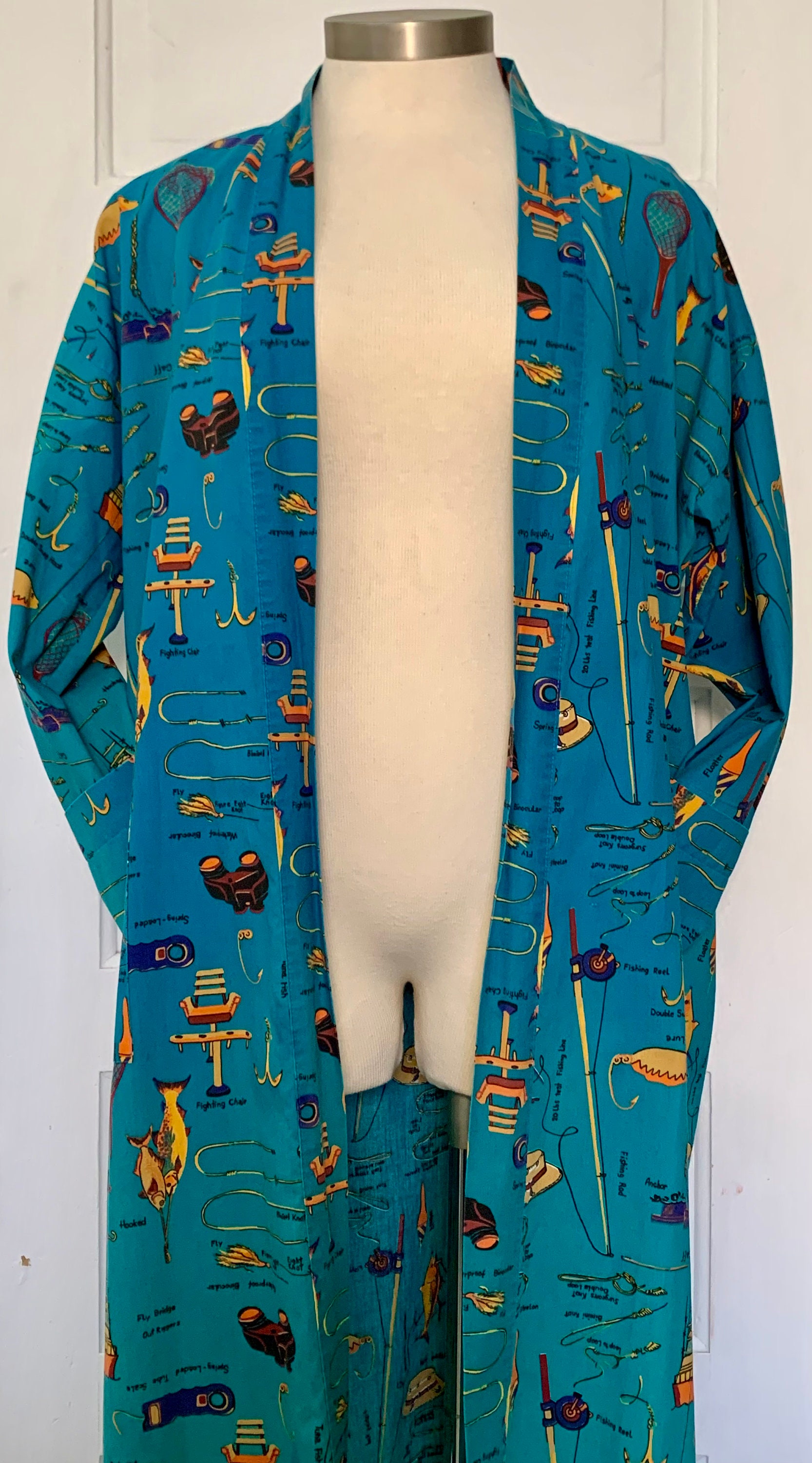 Vintage Robe Kimono Pajamas One Size Unisex Made by Towncraft