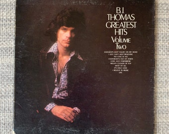 1983 B.J. Thomas Greatest Hits Volume Two vinyl record