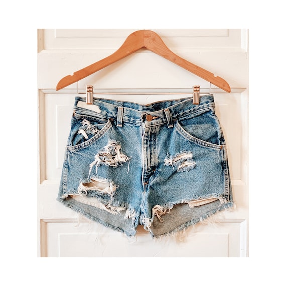 1970s vintage Big Ben cut off denim short shorts … - image 1