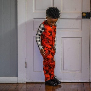 African Clothing for kids African Clothing for Boys Ankara Print Kids Clothing Kids African Clothing Set-African Print Kids Clothing image 2