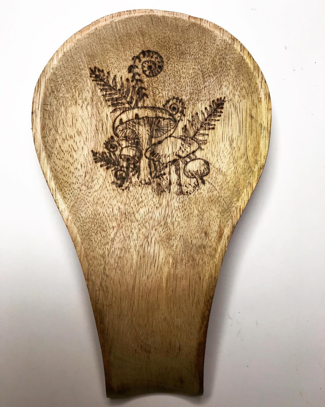 Acacia wood spoon rest olive wood spoon rest farmhouse Etsy