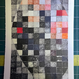 Abstract pen and ink drawing