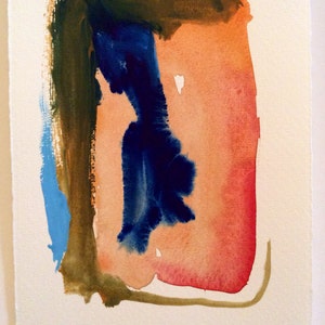 Small gouache/watercolor painting