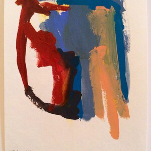 Small gouache/watercolor painting