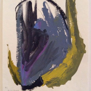 Small gouache/watercolor paintings