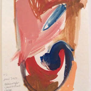 Small gouache/watercolor  painting