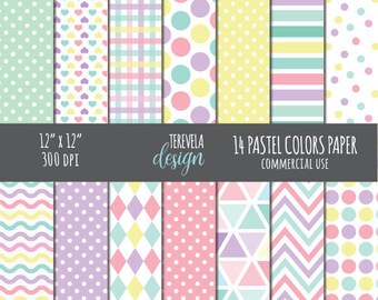 pastel colors etsy
