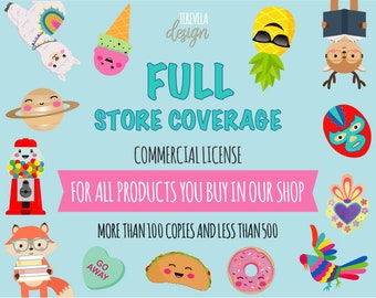 Commercial License Digital Commercial Mass Production No Credit License,Clip Art License,Graphics License,Basic License Product License