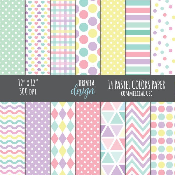 Pastel Colors Etsy