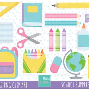 SCHOOL clipart, teachers graphics, commercial use, back to school clipart, college clip art, cute graphics, pencil