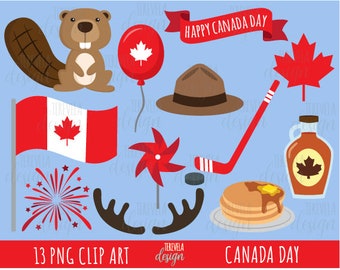 CANADA DAY clipart, canada clipart, maple syrup, beaver, maple leaf, july 1, banner, patriotic, trip, cute images, canada images