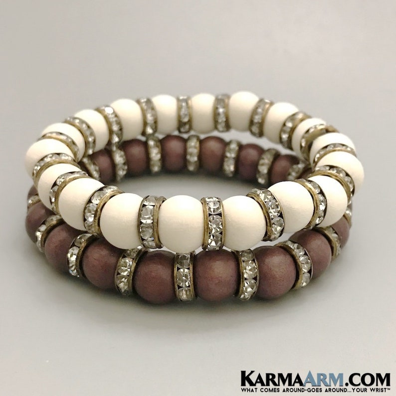 Boho Bracelets Beaded Yoga Bracelets Chakra Energy Stretch Etsy