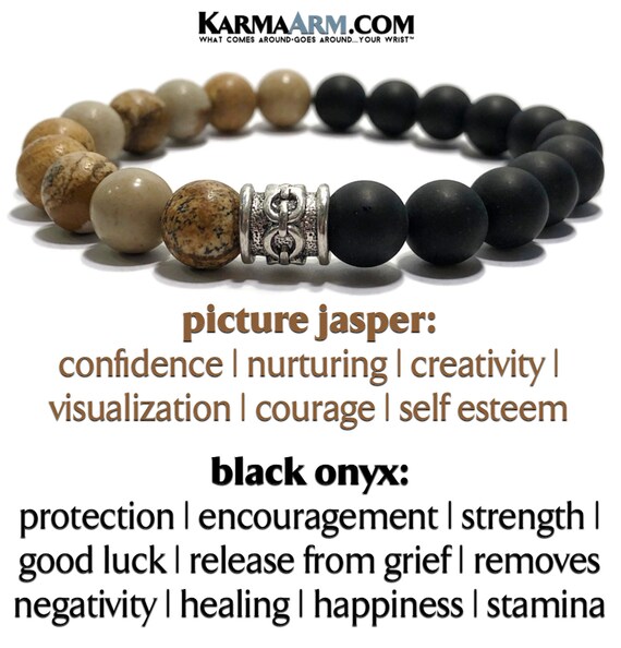 Confidence and Stability Carnelian Bracelet,Picture Jasper Mala Wrap,Yoga OM Bracelet,Tree of Life Stackable bracelet,Mantra Reiki healing