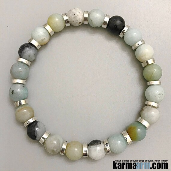Bride Groom Wedding Gift I DO : Black Onyx KarmaArm Wedding Bracelet Just Married Reiki Healing Energy Beaded Self-Care Wellness Jewelry Yoga Chakra Love Bracelet