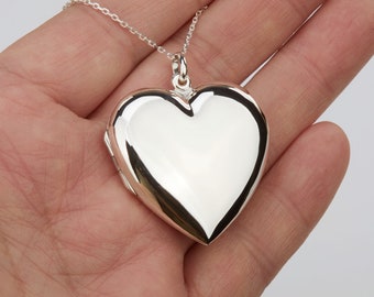 【THE M】THE HAND ENGRAVED PUFF HEART LOCKETネックレス The Engraved Puff Heart Locket Necklace | The M Jewelers