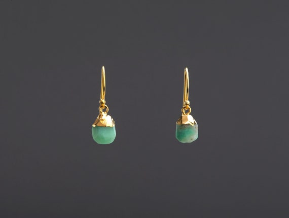 short dress earrings COS Women's Mini Half-Hoop Earrings in Yellow