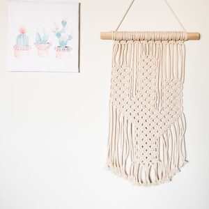 Cactus macrame wall hanging, cactus macrame, wall hanging, macrame wall hanging, cactus decor, cactus home decor, macrame home decor
