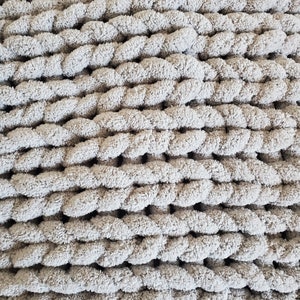 Chunky Knit Blanket, Chunky Blanket, Knit Blanket, Chunky Knit Throw