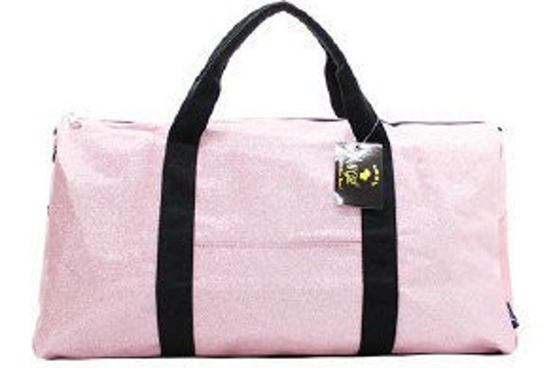 glitter duffle bag