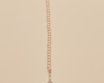 MIA Pink Pearl Airline Dress Zipper Pull