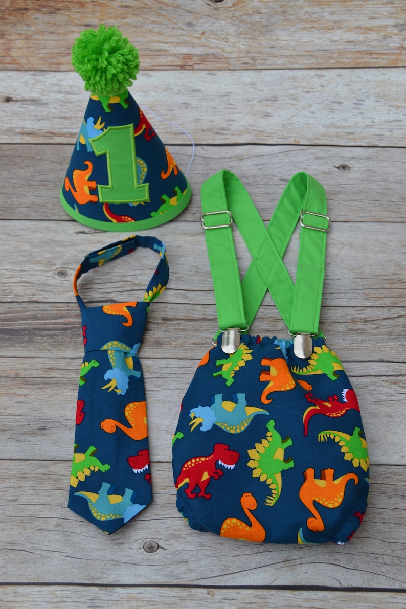 green Boys Birthday Dinosaur Birthday Birthday Outfit Boys 1st Birthday Dinosaur Cake Smash Boy Cake Smash Outfit Cake Smash Outfit