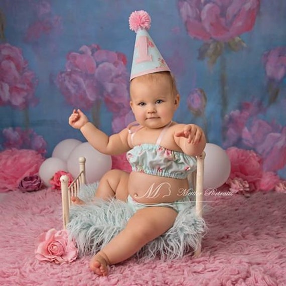 Girl Cake Smash Outfit Girl Birthday Outfit Girl 1st Etsy