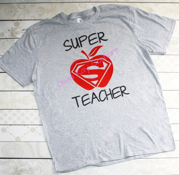 teacher superhero shirt