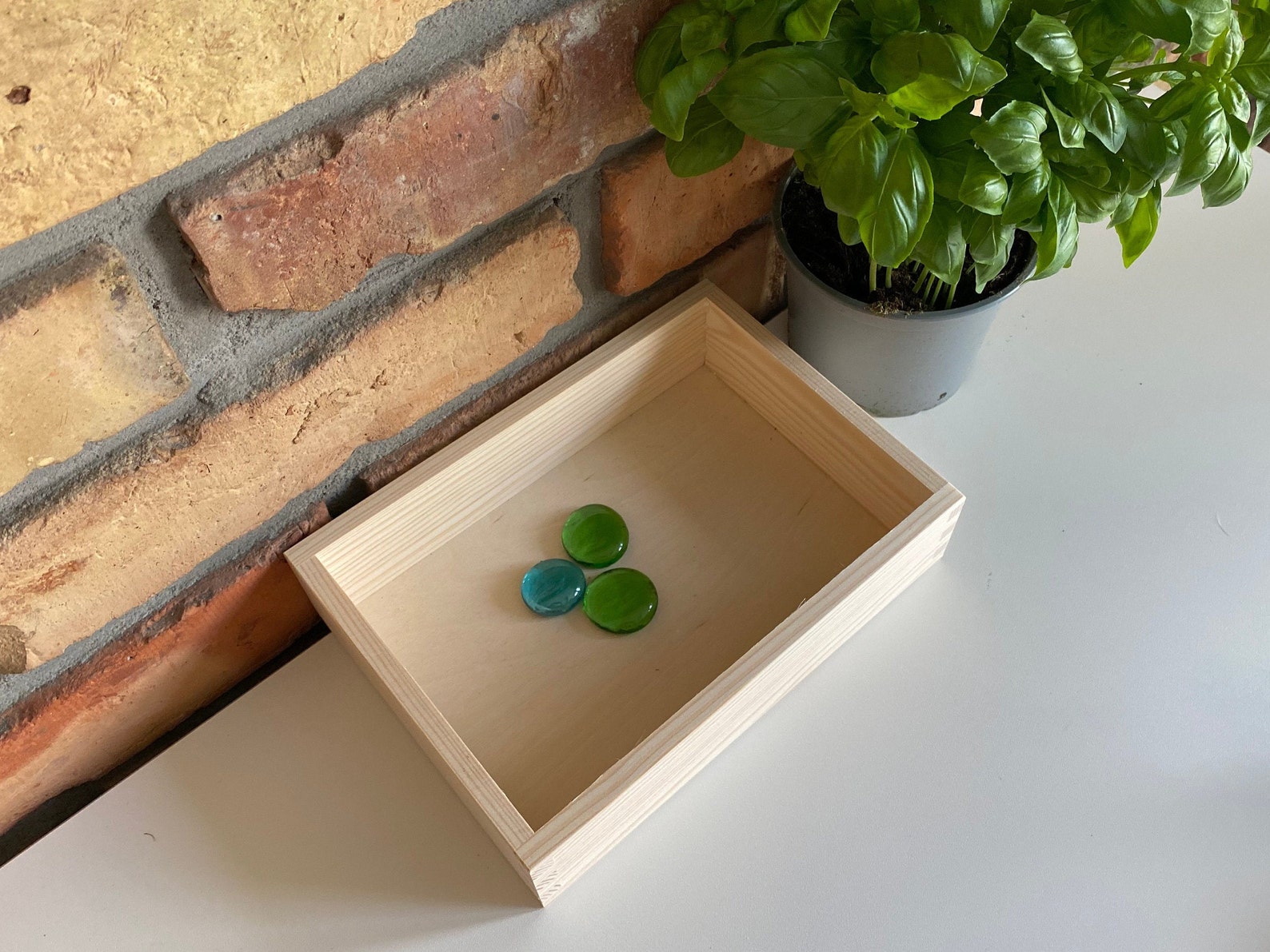 wooden toy box without lid