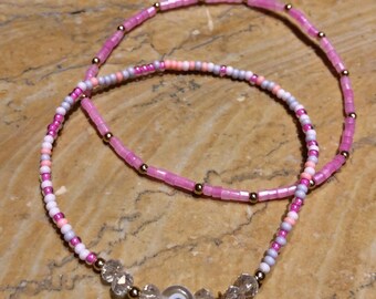 Pink Evil Eye Bracelet Set