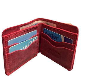 Wallet; Card Holder Red