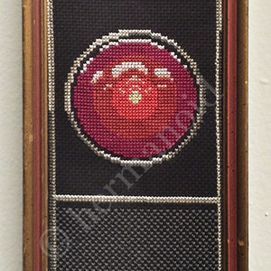 Cross Stitch Pattern - &quot;HAL 9000&quot;