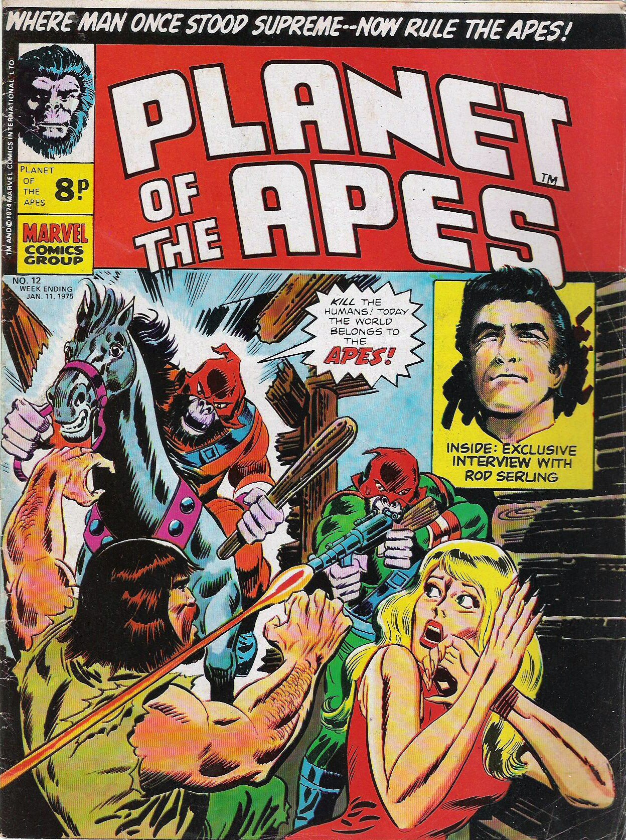 【Vintage】Planet of the Apes 　アメコミ　エイプ 1970's Vintage Planet of the Apes Comics Collection - # No's 20