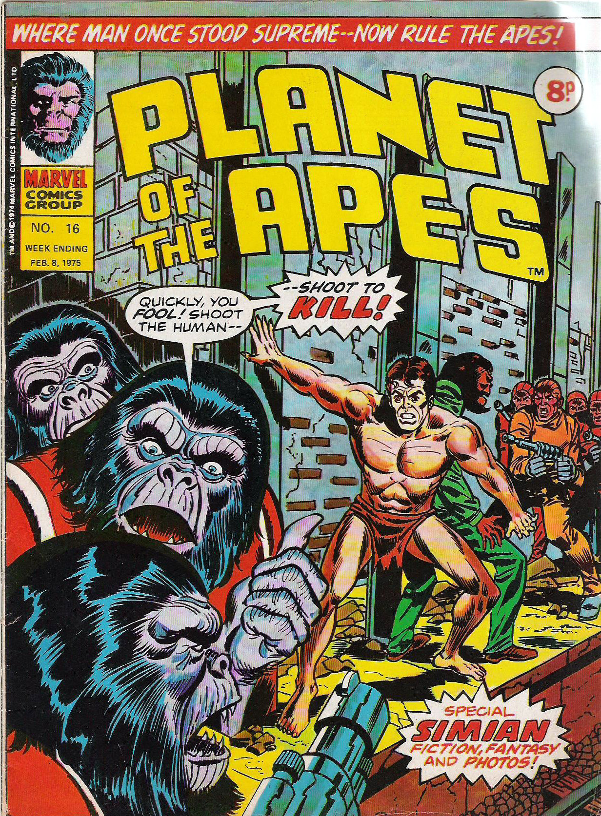 1970's Vintage Planet of the Apes Comics Collection - # No's 20
