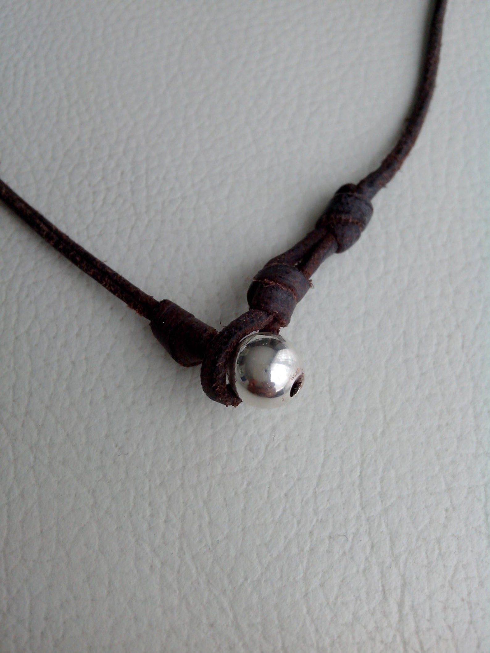 Tahitian Pearls, Australian Leather, Woman Necklace, Silver Bead 925 as ...