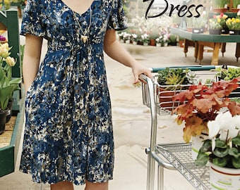 Printed Pattern Summer Jazz Dress Snapdragon Studios