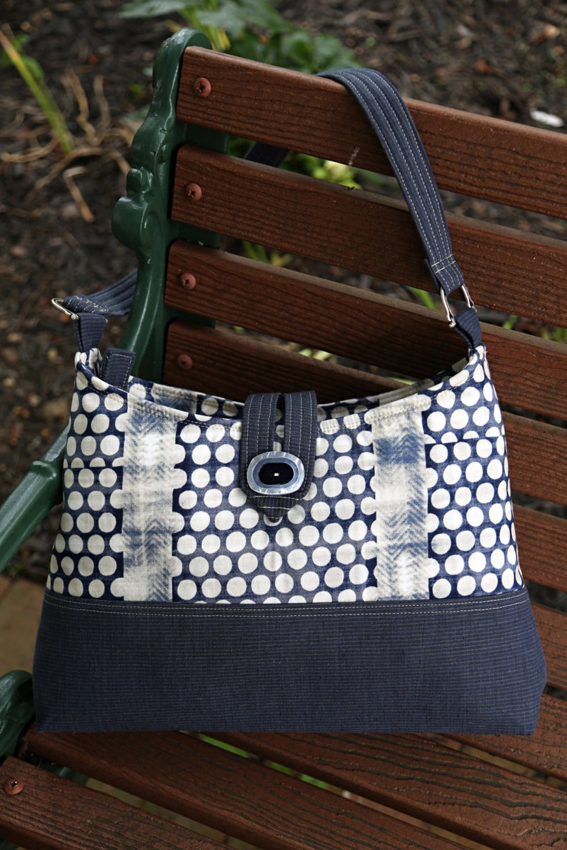 Printed Pattern on the Run Bag by Snapdragon Studios Etsy