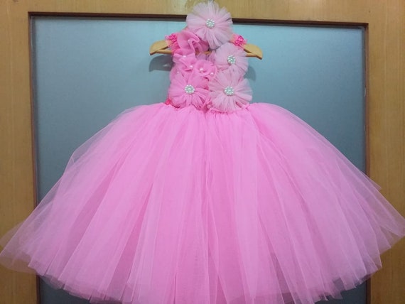 baby frock pink colour
