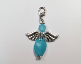 Bag Charm "Light Blue Angel"