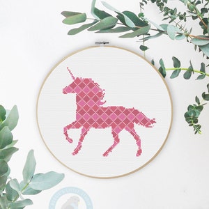 Unicorn Fantasy Cross Stitch Pattern