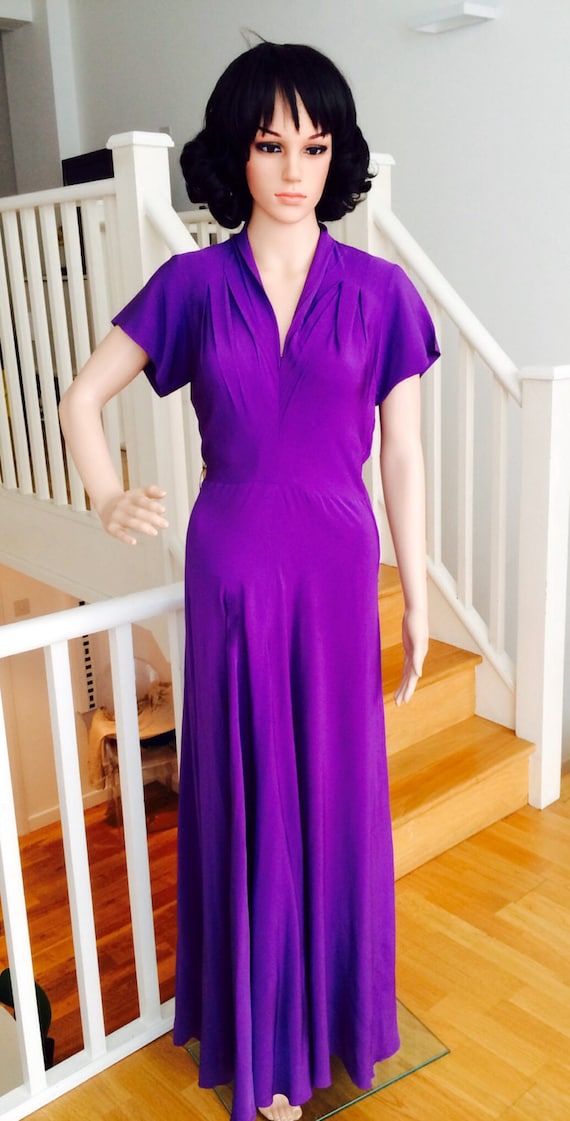 cadbury purple maxi dress