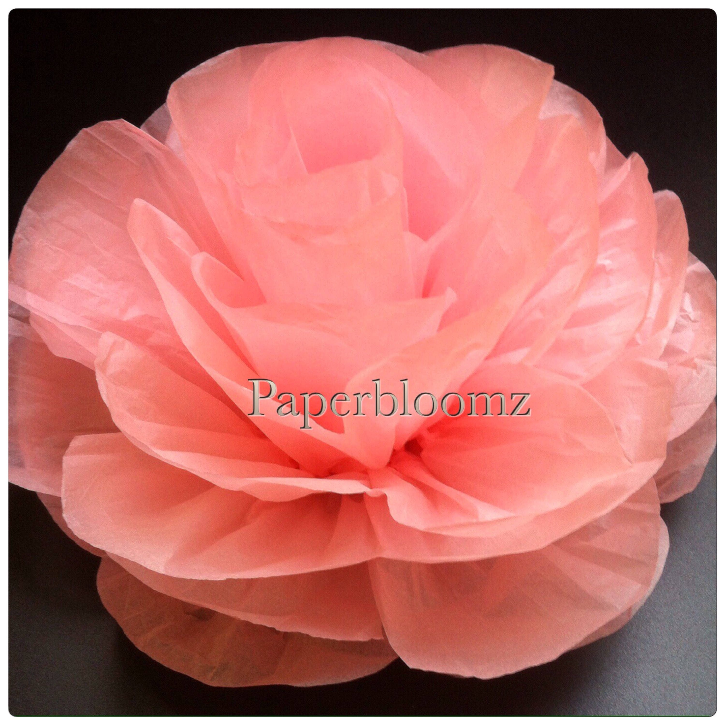 Set of 5 X Large Paper Roses Bulk Wedding Flowers Backdrops Party ...