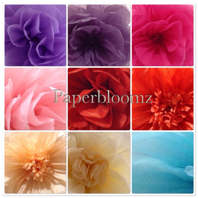 Set of 5 X Large Paper Roses Bulk Wedding Flowers Backdrops - Etsy