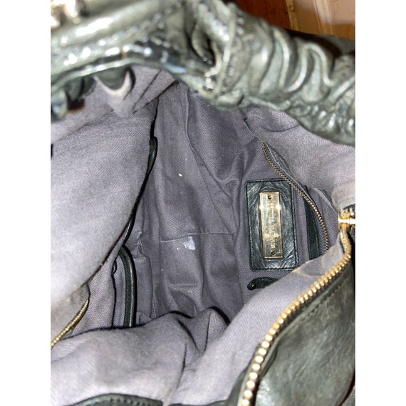 Olivia Harris Black Leather Crossbody Large Handb… - image 7