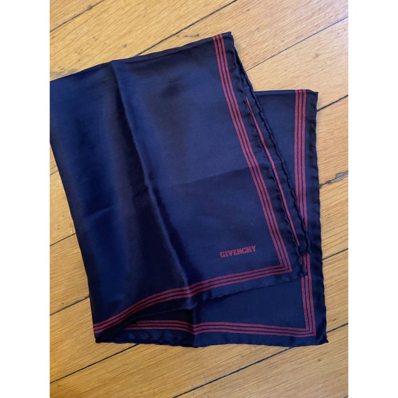 Italy Givenchy 100% Silk Hand Rolled Beautiful 16… - image 3
