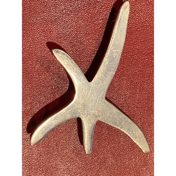 Vintage Mexico Sterling Silver 925 Star Pendant - image 1