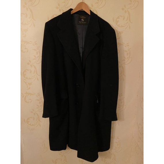 Hart Schaffner Marx Blac 100% Cashmere Top Coat - image 1