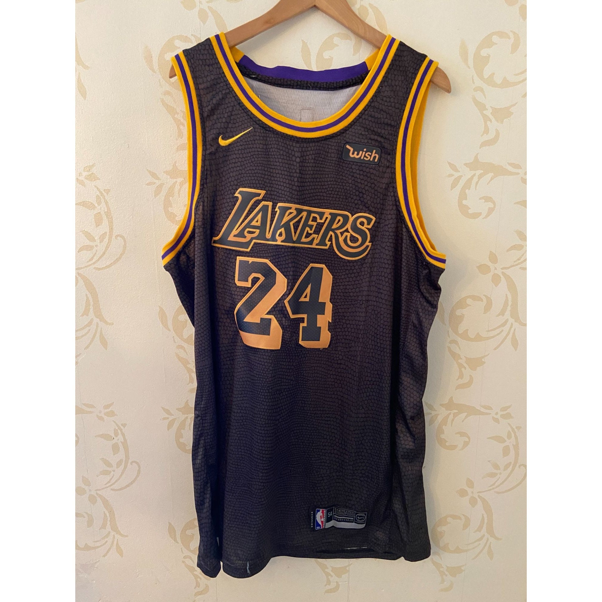 Kobe Bryant Authentic Nike Lakers Jersey New With Tags. #24 with WISH Patch