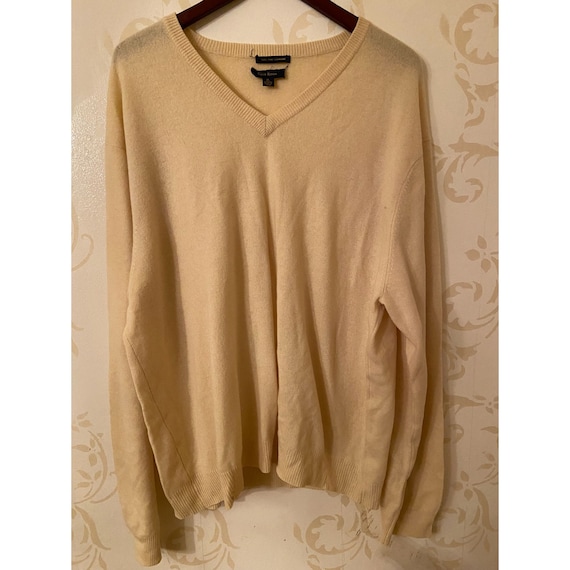 Club Room 100 Cashmere Yellow Sweater Men s Size XL Etsy Ireland