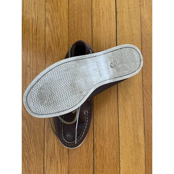 Sperry Docksiders Leather Brown Boat Shoes Boys Size 2.5 Etsy UK