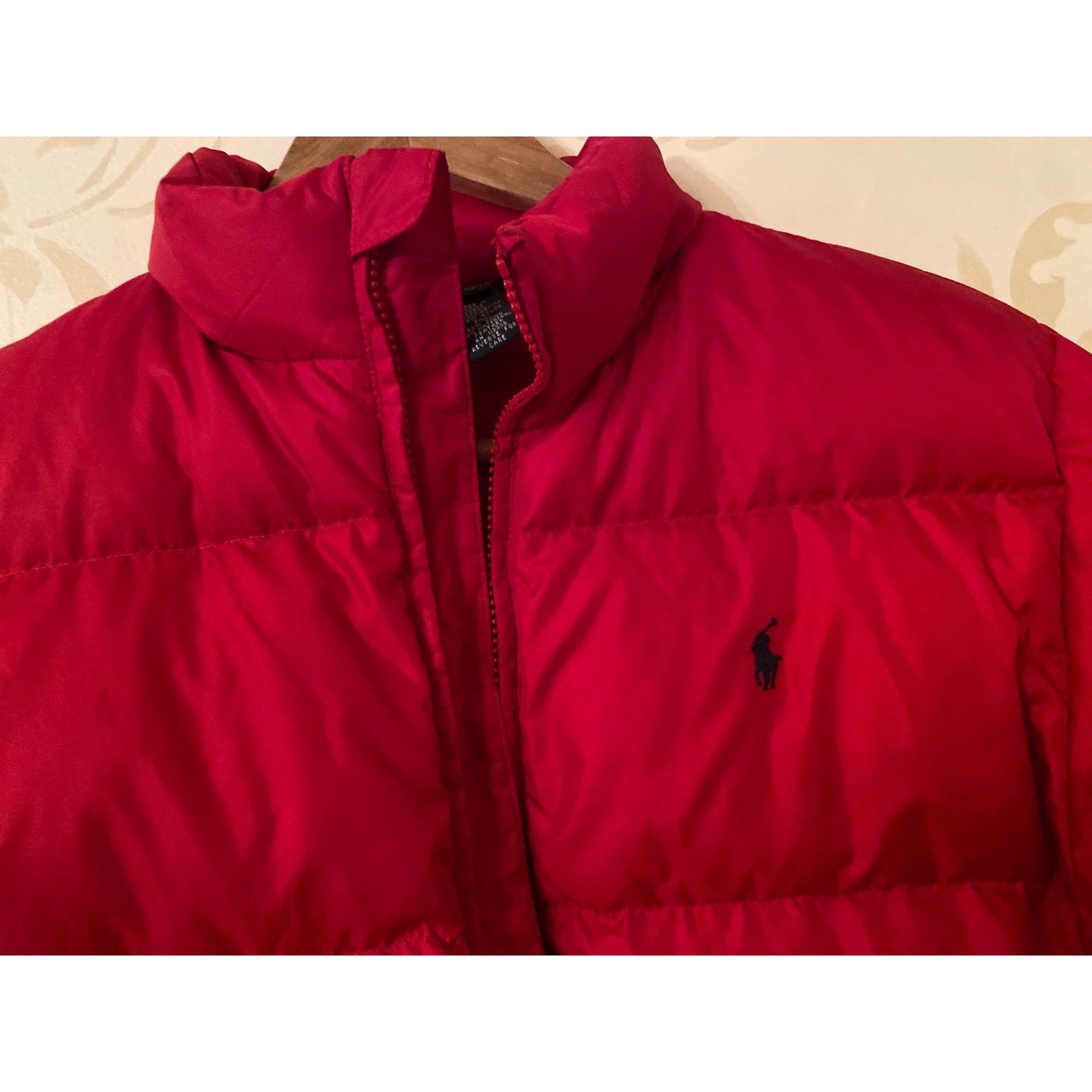 Polo Ralph Lauren Red Puffer Down Jacket Boys 16-18 | Etsy